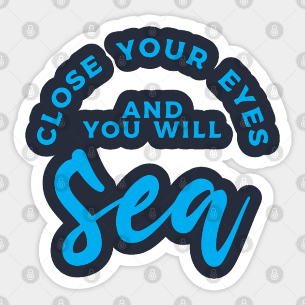 Funny ocean puns Sticker by Shirts That Bangs